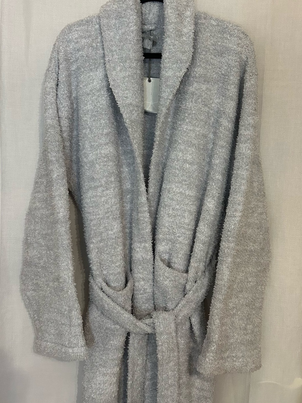 Barefoot Dreams Light Gray Cozy Robe. NWT.